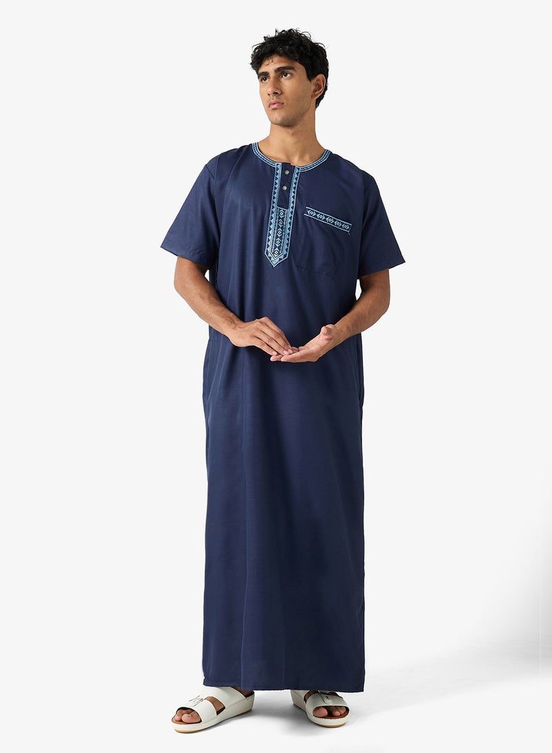 روبرت وود ثوب كلاسيكي بياقة مستديرة - Image 1